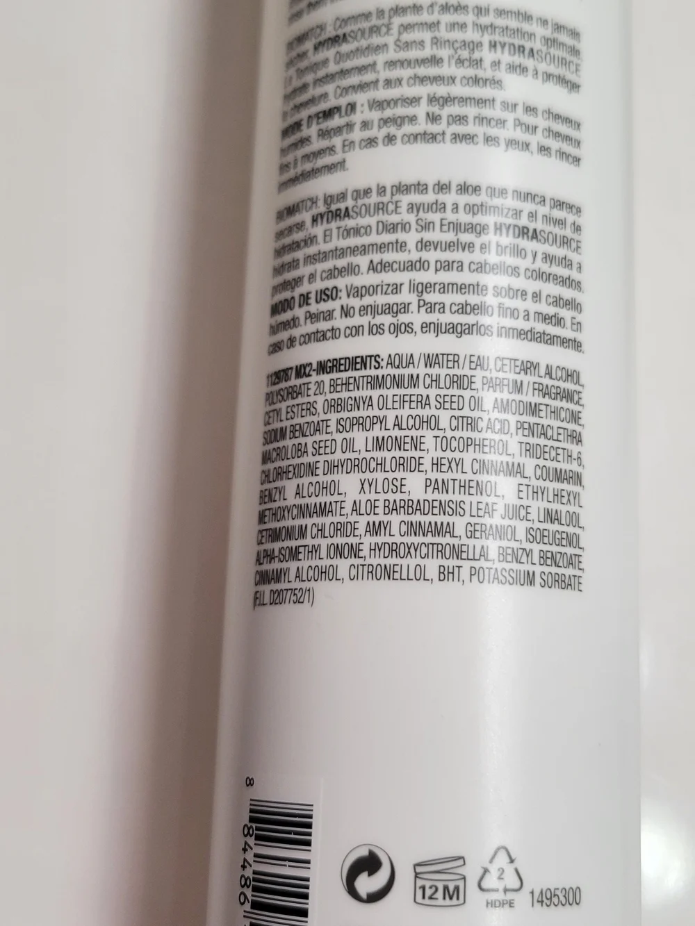 Biolage HydraSource Daily Leave-In Tonic Conditioner - White with Purple Cap